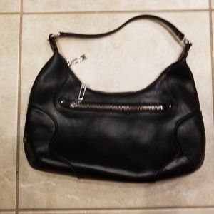 Black leather Cole Haan handbag